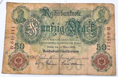GERMANY Reichsbank 10 March 1906 50 Mark - Image 1 of 2