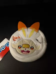 Mini bolsa de peluche Scorbunny Pokemon con cremallera Nintendo Bandai nueva con etiquetas - Imagen 1 de 7