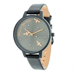 Olivia Burton Women's Pearly Queen Quartz Bee Motif Strap Watch - Picture 1 of 2