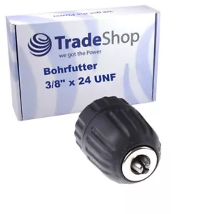 Schnellspannbohrfutter Für Akkuschrauber 3/8" Aufnahme / Bohrer Gr. Ø 0,8 - 10mm - Bild 1 von 5