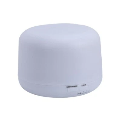 Umidificatore Aromi Da 500 ML Con Illuminazione Led 7 Colori 3 Tonalità E Timer - Immagine 1 di 4