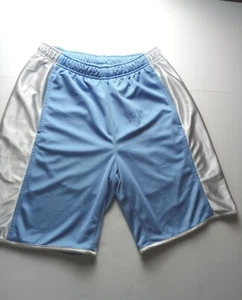 FOOT LOCKER men's shorts XL Athletic Light Blue Elastic Waist Full Pockets - Picture 1 of 8