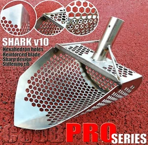 Metal Detecting Sand Scoop CooB PRO Series SHARK v10  Hunting Tool Shovel - Picture 1 of 12