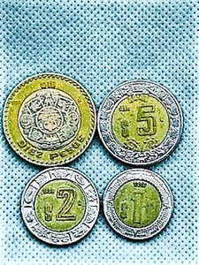 BIMETALIC MEXICAN COINS LOT $10 $5 $2 $1 PESOS 1998 CALENDARIO AZTECA #205M - Picture 1 of 2