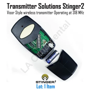Remote Control Transmitter Solutions Stinger 2 318ALD31V2 Visor 318 MHz, black - Picture 1 of 5