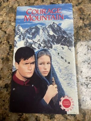 Vintage Courage Mountain VHS Rare MINTY Charlie Sheen Juliette Caton - Image 1 of 3
