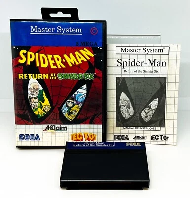 Spider-Man Return Of The Sinister Six - Sega Master System - Tec Toy - CIB - Image 1 of 4