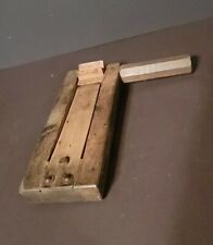 Antique Primitive Wooden Clacker Alarm Noisemaker Octagonal Handle Star Cog 1900