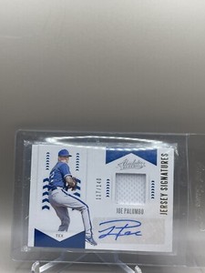 Joe Palumbo 2020 Absolute Signatures Auto /140 #AJS-JP Jersey Texas Rangers