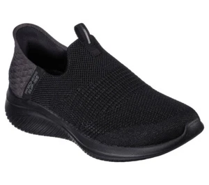 Skechers Women's Ultra Flex 3.0 - Smooth Step Slip-in Size 8 - Black/Black - Picture 1 of 5