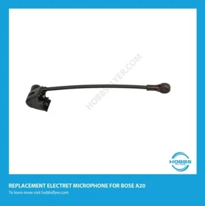 Auriculares de aviación Bose A20 micrófono micrófono de pluma de alta impedancia Electret/Mike - Imagen 1 de 4