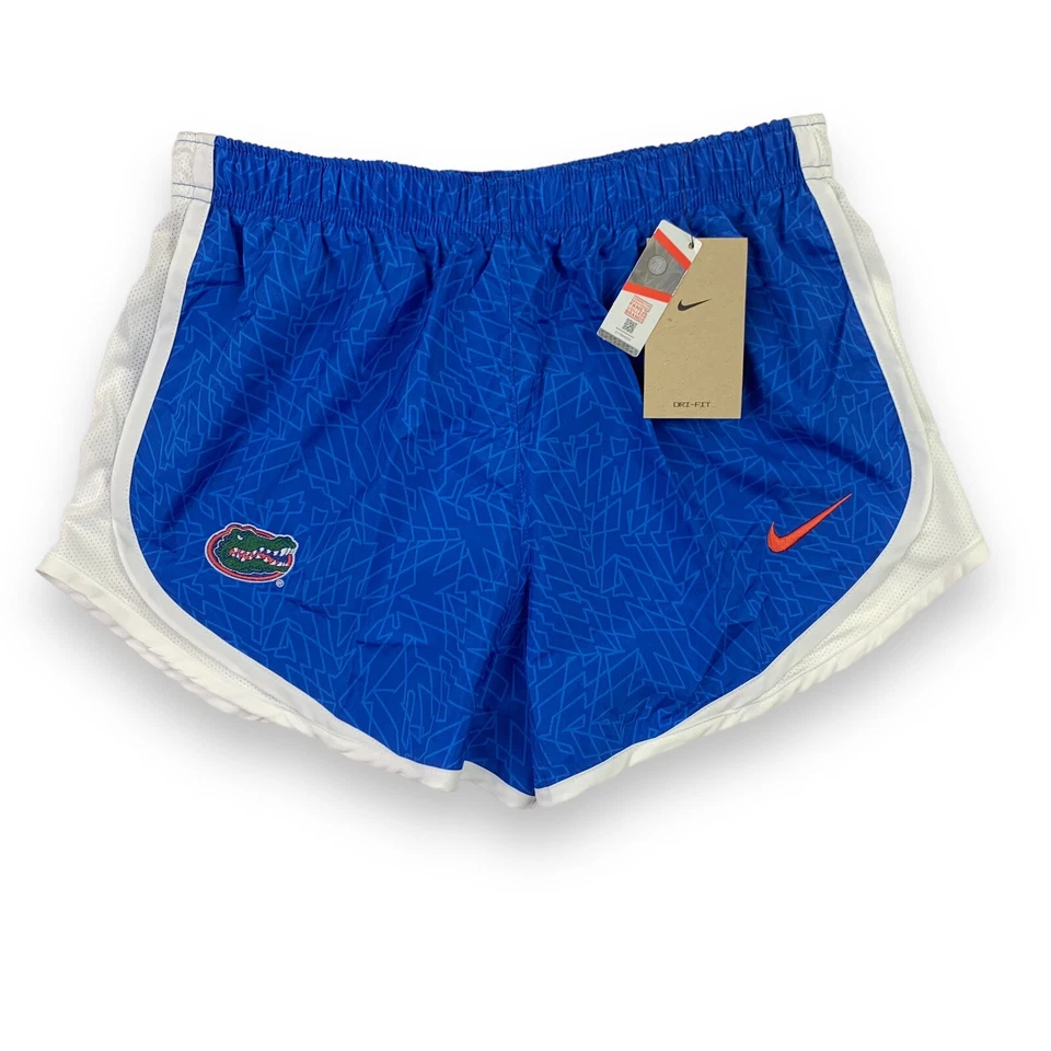 Florida Gators Nike Tempo Running Shorts Womens Medium Blue White Jogging NCAA