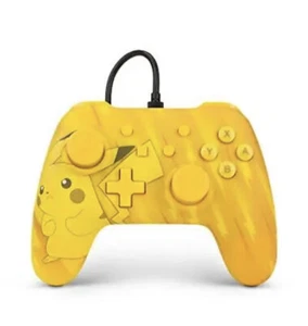 PowerA Wired Controller Nintendo Switch - Pokémon Pikachu Static Gamepad Yellow - Picture 1 of 8