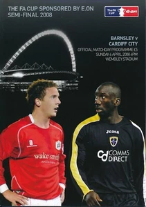FA CUP SEMI FINAL 2008 Barnsley v Cardiff City - official match programme - Picture 1 of 1