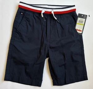 Tommy Hilfiger Toddler Boys 4 Navy Logo Drawstring Cotton 5” Twill Short NWT - Picture 1 of 7