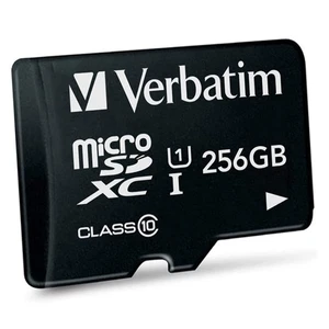 Verbatim microSD 256GB Max 90MB/s UHS-1 U1 class10 Reliable domestic support by - Picture 1 of 5