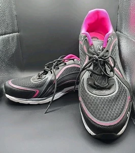 Ryka Women's Devotion Plus 2 Walking Shoes Black/Pink Size 11W - Picture 1 of 9