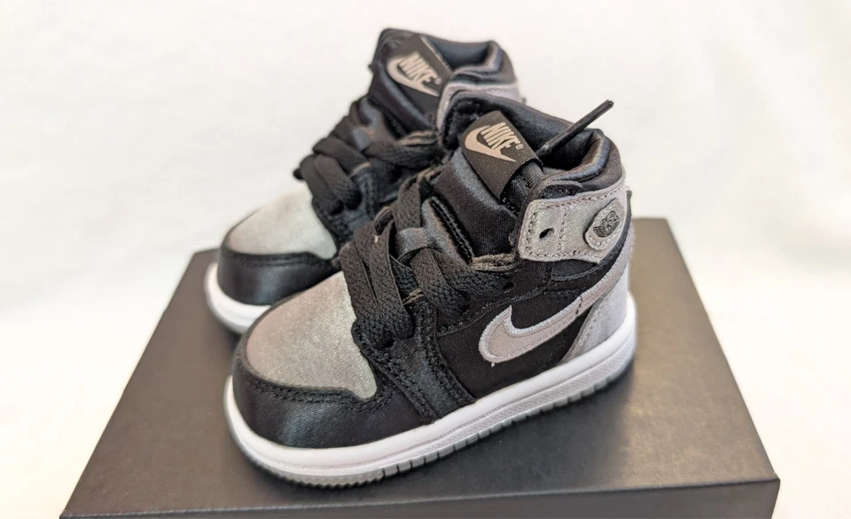 Size 5C - Jordan 1 Retro High OG Satin Shadow (TD) FD5305-010