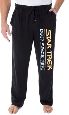 Pantalones de pijama de salón Star Trek Deep Space Nine Logo para hombre ropa de dormir para adultos Foto 1 de 4