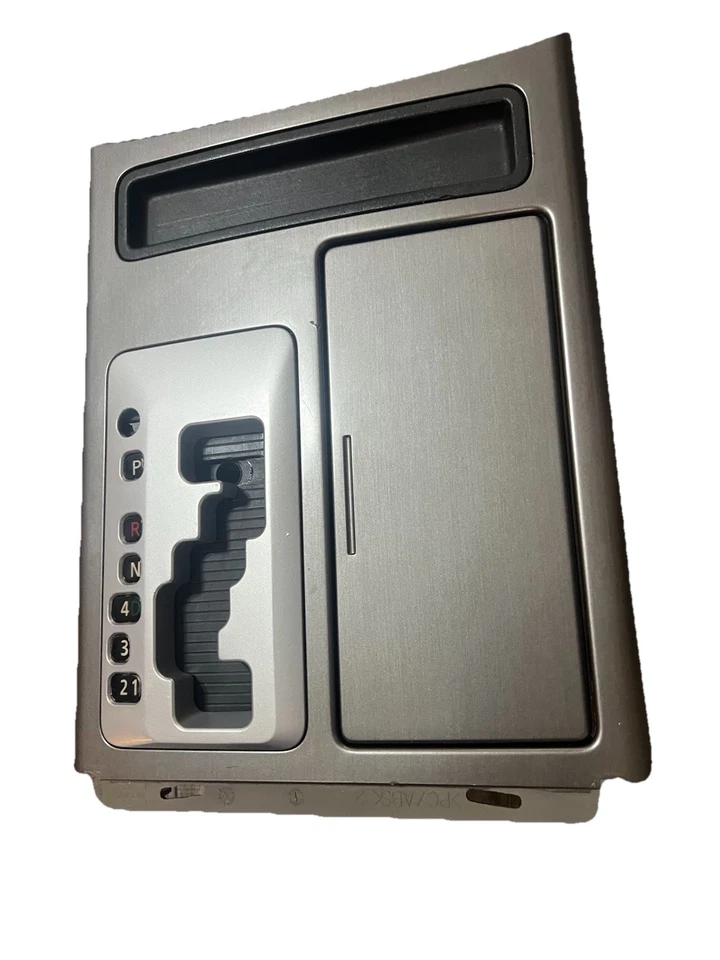 2008-15 Nissan Armada Titan Shifter Trim Bezel Cup Holder Trim Assembly Gray OEM - Image 1 of 4