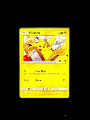 McDonald's Pikachu #25/25 25th Anniversary Promo Non-Holo Pokémon TCG Card - Image 1 of 4