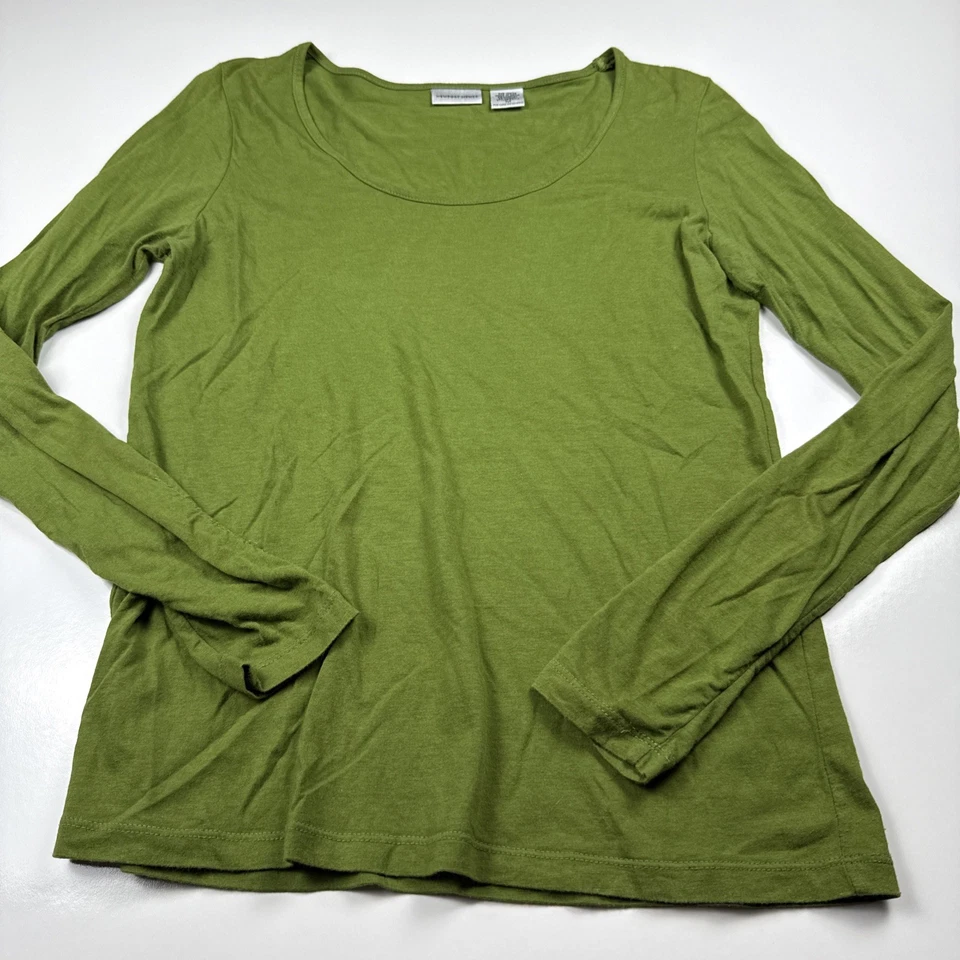 Camisa Mujer Newport News Manga Larga Mediana Verde Oliva Foto 1 de 4