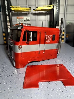 1/14 Tamiya hauler Optimus Prime Transformers Battle Torn Body ,Read Description - Image 1 of 4