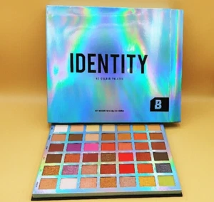 Paleta de sombras de ojos Beauty Bay Identity 42 colores brillantes y audaces 100% auténticas - Imagen 1 de 3