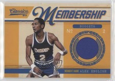 2010-11 Panini Classics Classic Membership Materials /499 Alex English #27 HOF