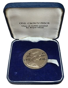1969 Turks and Caicos, Elizabeth II Proof Crown - Picture 1 of 5