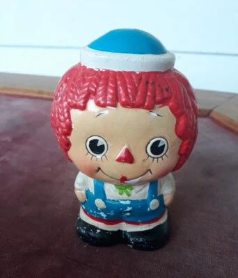 Hucha Andy Raggedy vintage 4" plástico duro años 70 Foto 1 de 4