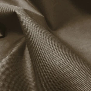 Brown Heavy Duty Thick Waterproof Canvas Fabric 600D Outdoor Cover Sold By Metre - Picture 1 of 1