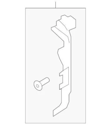 Genuine Ford 2017-2022 F-350 Super Duty Radiator Support Baffle Left HC3Z8327F - Image 1 of 2