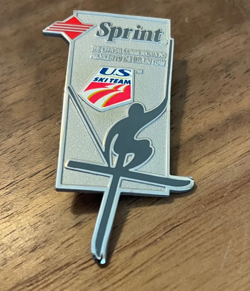 Salt Lake City 2002 Sprint US Ski Team Olympic Pin - Image 1 of 1