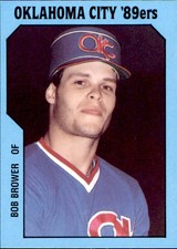 1985 Oklahoma City 89ers TCMA #21 Bob Brower Duke University Baseball Card