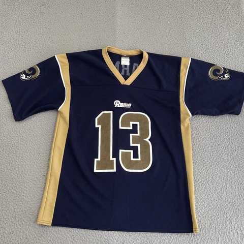 VINTAGE Logo Athletic St Louis Rams Kurt Warner NFL Jersey Size XL Made In USA Cover