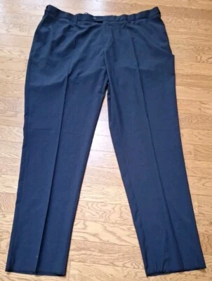 Palm Beach Mens Navy Flat Front Dress Pants Size 54 Unhemm - Image 1 of 4