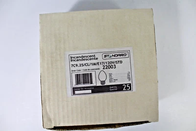 25 Christmas Novelty Lights 7C9.24/CL/1M/E17/120V/STD 22003 25 Clear Lights - Image 1 of 4