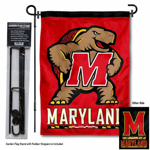University of Maryland Terrapins Garden Flag and Stand Pole Kit Cover