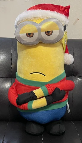 Holiday Time Universal 24" Christmas Minion Kevin Plush Greeter 2017 with tag Cover