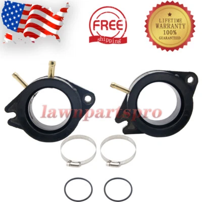 Fits Yamaha Virago XV700 XV750 920 XV1100 Carburetor Intake Manifold Carb Boots - Image 1 of 4