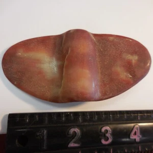Farfalla di quarzo ferruginoso rosso intenso Bannerstone Tennessee - Foto 1 di 12