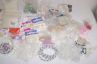 Huge Lot 2lbs Vintage Pre Strung Pearled Beads String Beads Jewelry Square Beads