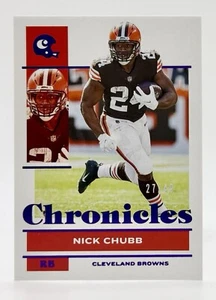 2021 Panini Chronicles Purple #23 Nick Chubb 27/49 Cleveland Browns - Picture 1 of 2