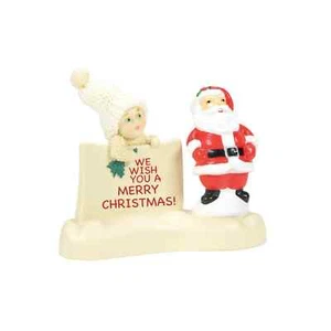 Figura Dept 56 Snowbabies LIGHT ME UP, SANTA Snowbaby 6014172 TOTALMENTE NUEVA 2024 - Imagen 1 de 2