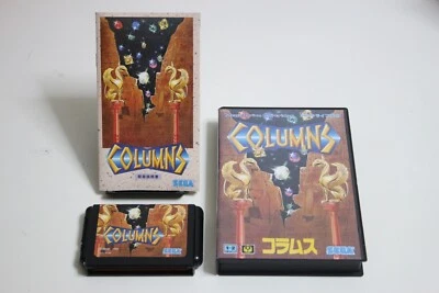 Columns Mega Drive (Sega, 1989) Complete in Box /  Japan/ Retro Game - Image 1 of 4