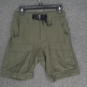 Boy Scouts of America Cargo shorts Mens XS green casual Polyester Zip off - Picture 1 of 12