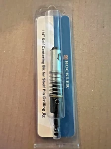 1/4" Shelf Pin Bit Woodworking Self Centering Drill Use 3/8” Hole 71203 Jig Peg - Picture 1 of 3