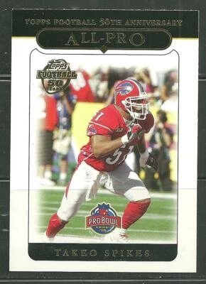 2005 TOPPS FOOTBALL TAKEO SPIKES [ALL PRO] #345 - Image 1 of 2