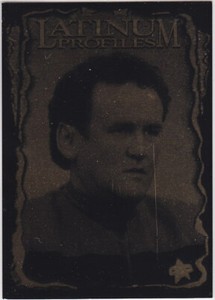 STAR TREK DEEP SPACE NINE PROFILES LATINUM INSERT 7OF9 COLM MEANEY AS O'BRIEN